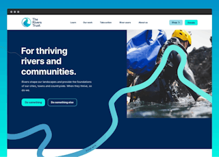 The Rivers Trust website homepage