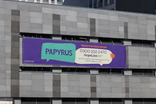 Papyrus outdoor banner