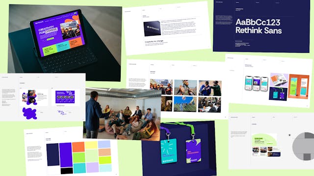 Artswork brand guidelines pages