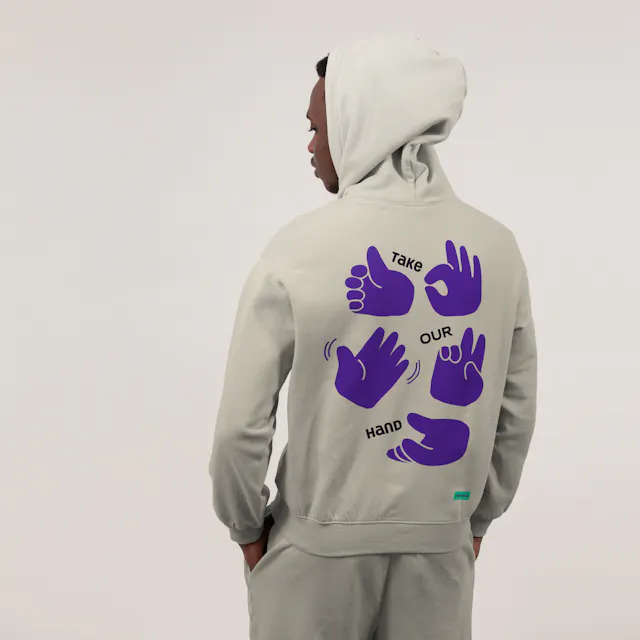 A Papyrus branded hoody