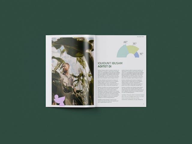 Inside spread of a Plan Vivo document