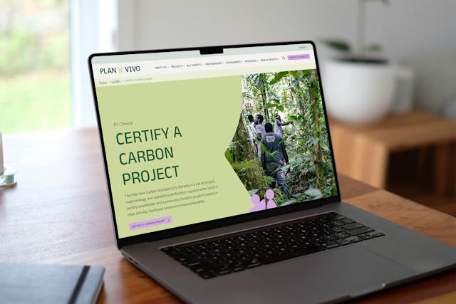 Plan Vivo website components
